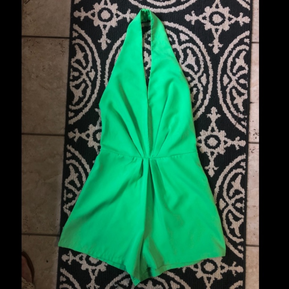 Lovesong Bright Green Romper